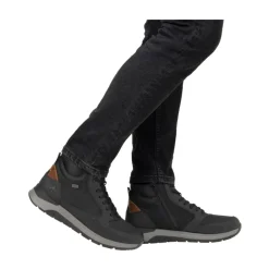 Black Casual Closed Ankle Boots
