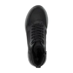 Black Casual Closed Ankle Boots