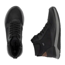 Black Casual Closed Ankle Boots