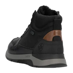 Black Casual Closed Ankle Boots