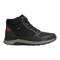 Black Casual Closed Ankle Boots
