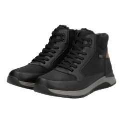 Black Casual Closed Ankle Boots