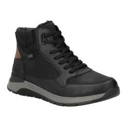 Black Casual Closed Ankle Boots