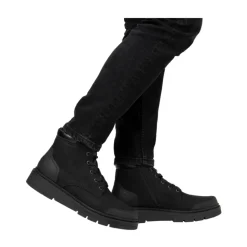 Black Casual Closed Ankle Boots