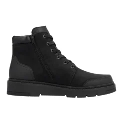 Black Casual Closed Ankle Boots