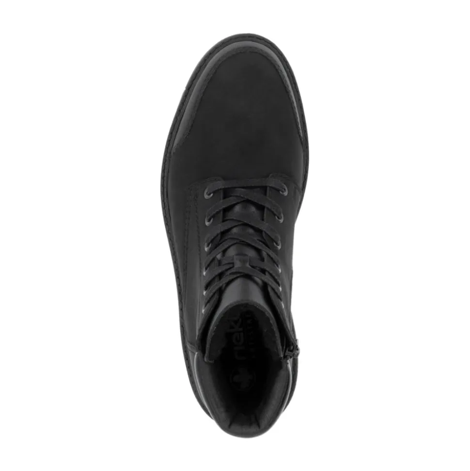 Black Casual Closed Ankle Boots