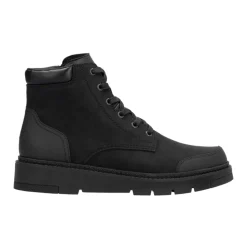 Black Casual Closed Ankle Boots