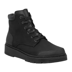 Black Casual Closed Ankle Boots