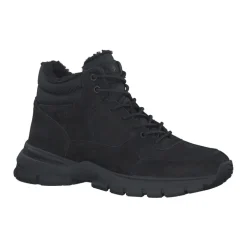 Black Casual Closed Boots