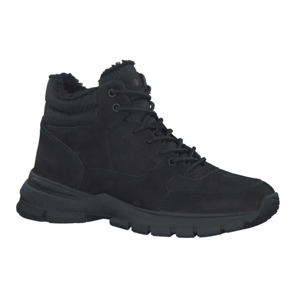 Black Casual Closed Boots