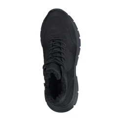 Black Casual Closed Boots