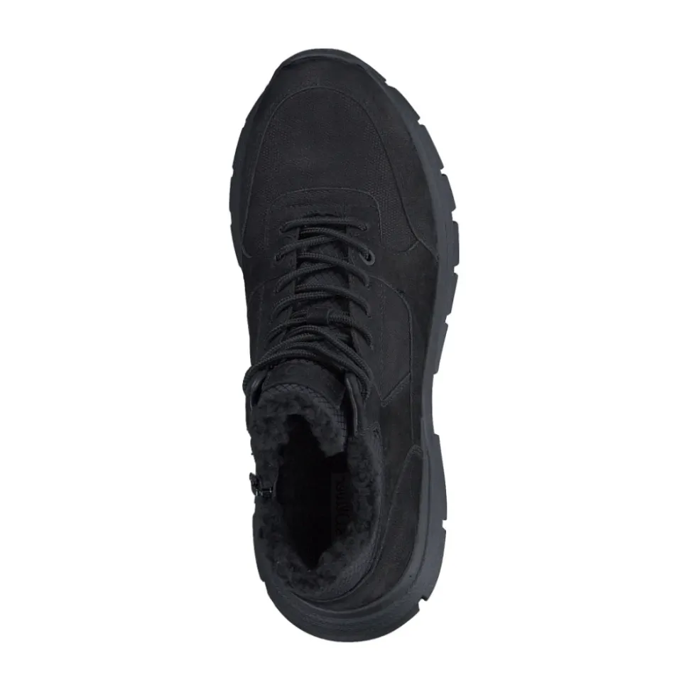 Black Casual Closed Boots