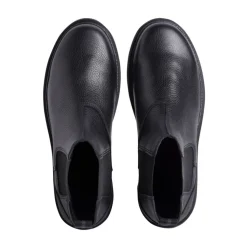 Black Chelsea Ankle Boots for Men