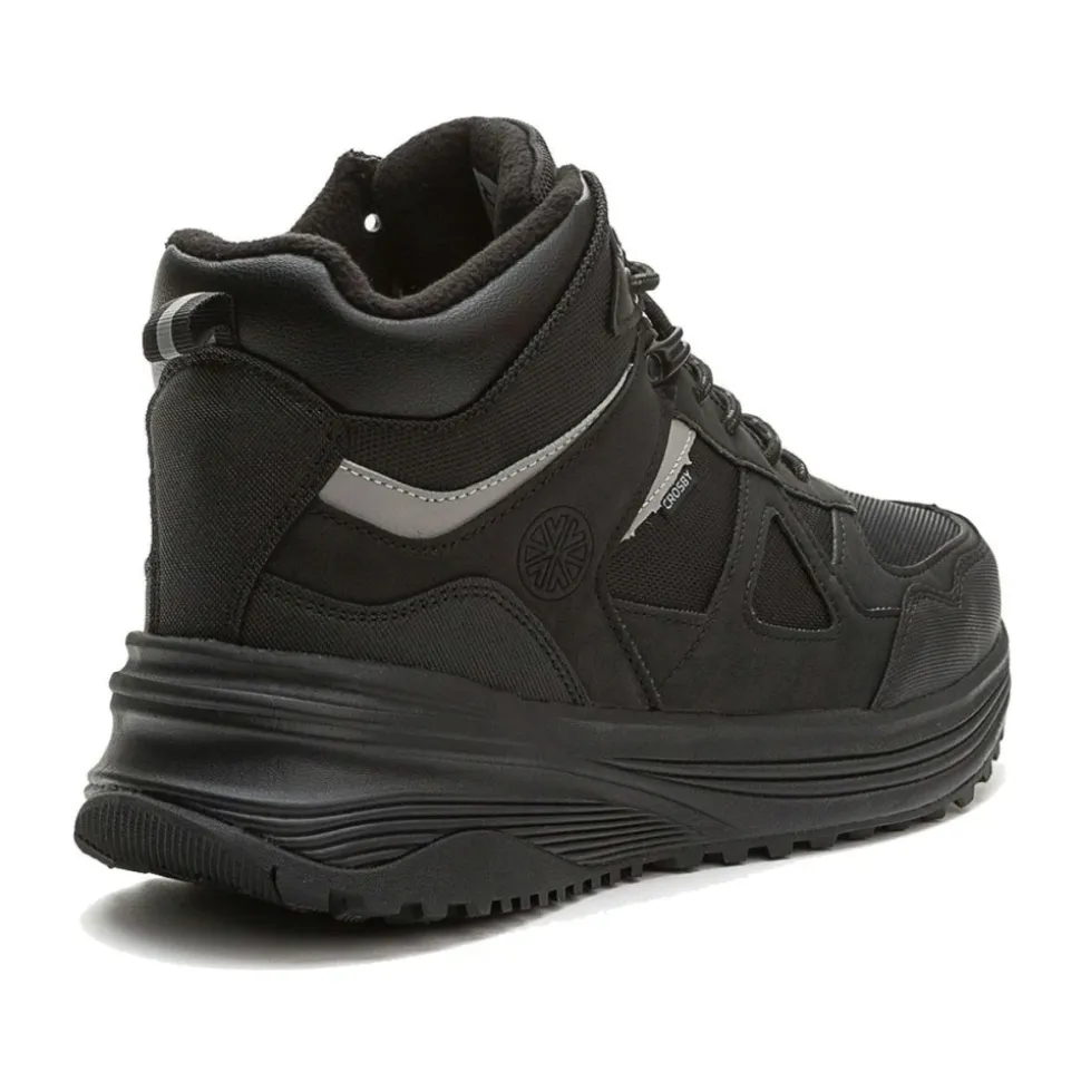 Black Closed Ankle Boots for Men