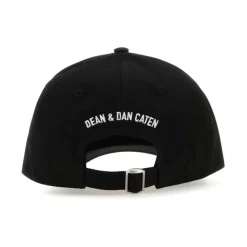 Black Cotton Baseball Cap