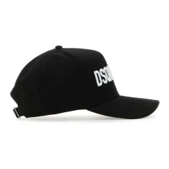 Black Cotton Baseball Cap