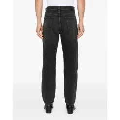 Black Cotton Classic Jeans