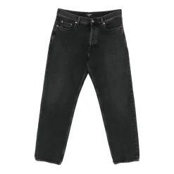 Black Cotton Classic Jeans
