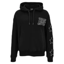 Black Cotton Jersey Sweatshirt for Men