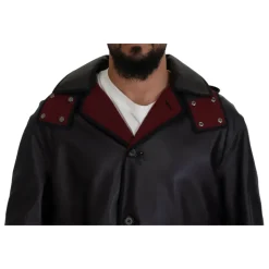Black Cotton Parka Jacket