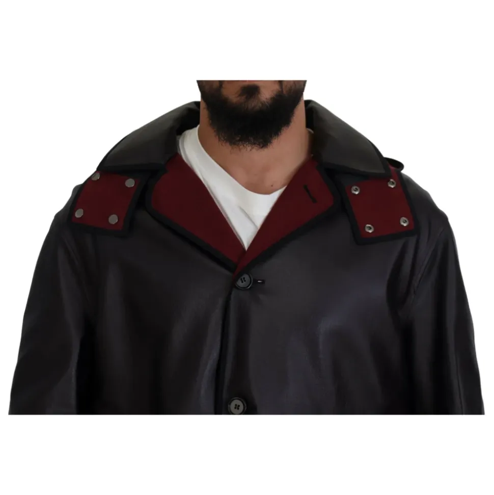 Black Cotton Parka Jacket