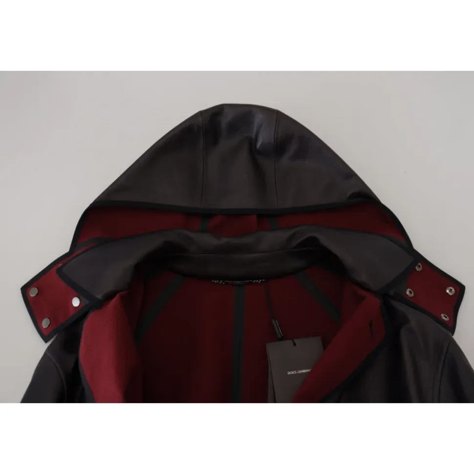 Black Cotton Parka Jacket