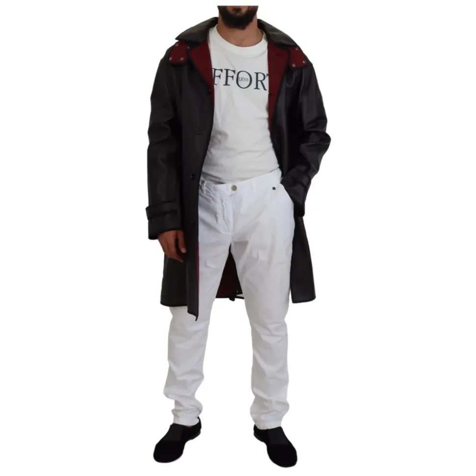 Black Cotton Parka Jacket