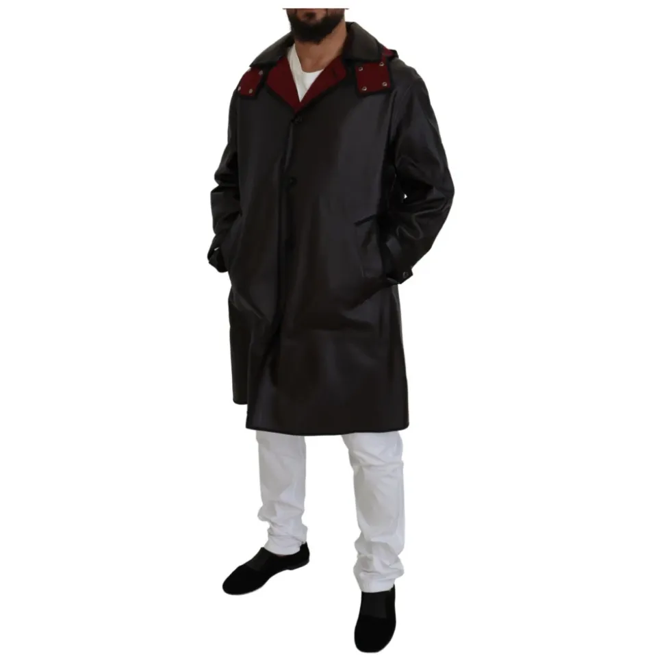 Black Cotton Parka Jacket