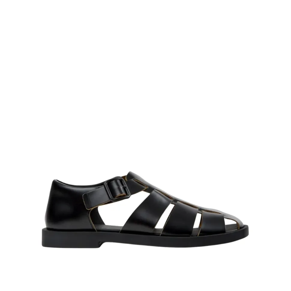 Black Fisherman Sandals Casual Style