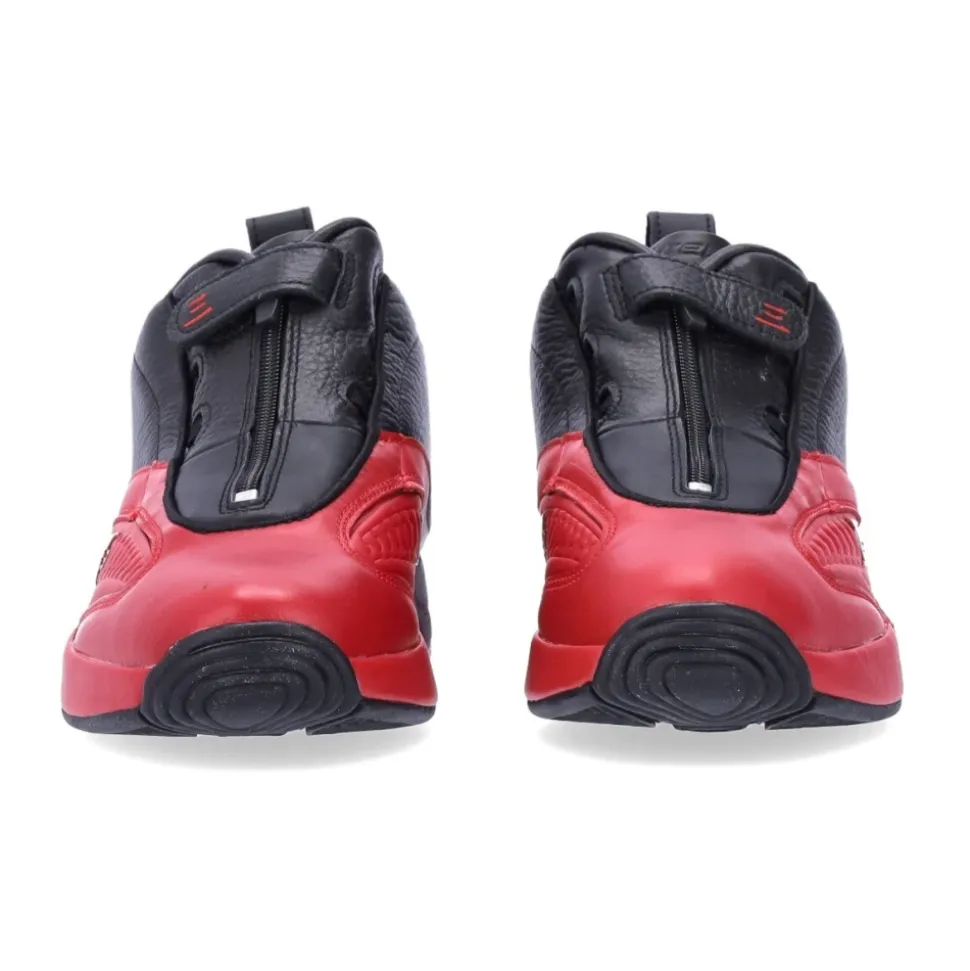 Black/Flash Red Basketball Sneakers