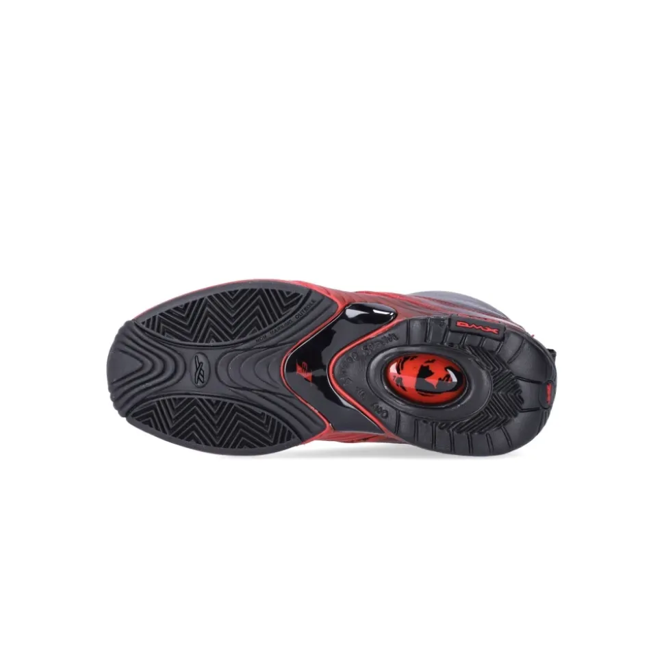 Black/Flash Red Basketball Sneakers