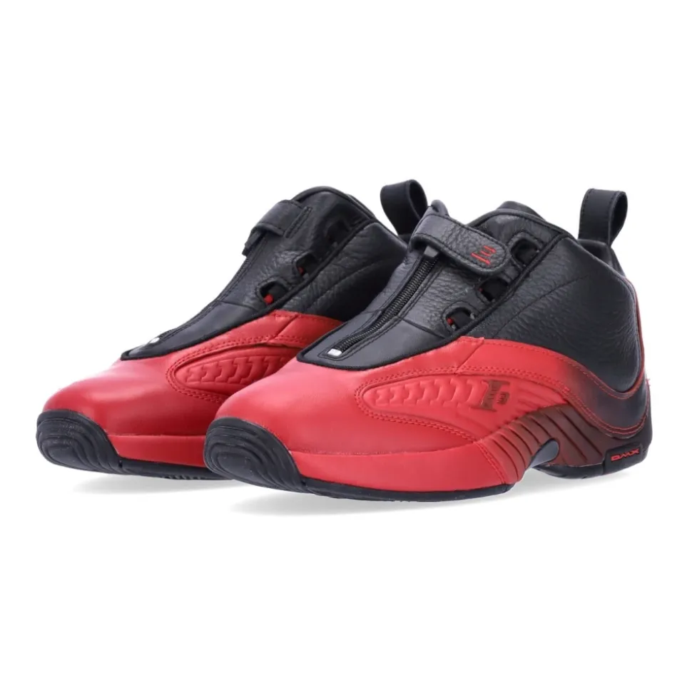 Black/Flash Red Basketball Sneakers