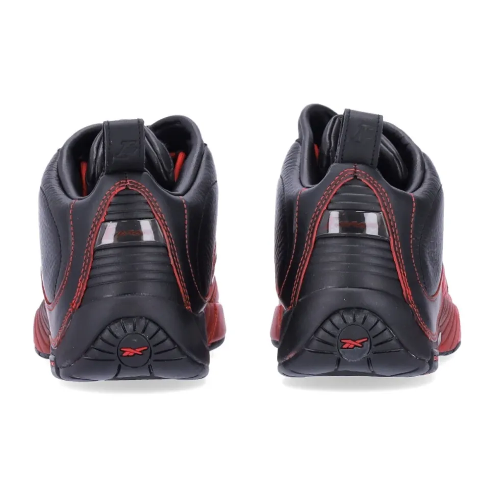 Black/Flash Red Basketball Sneakers