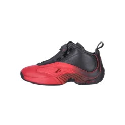 Black/Flash Red Basketball Sneakers