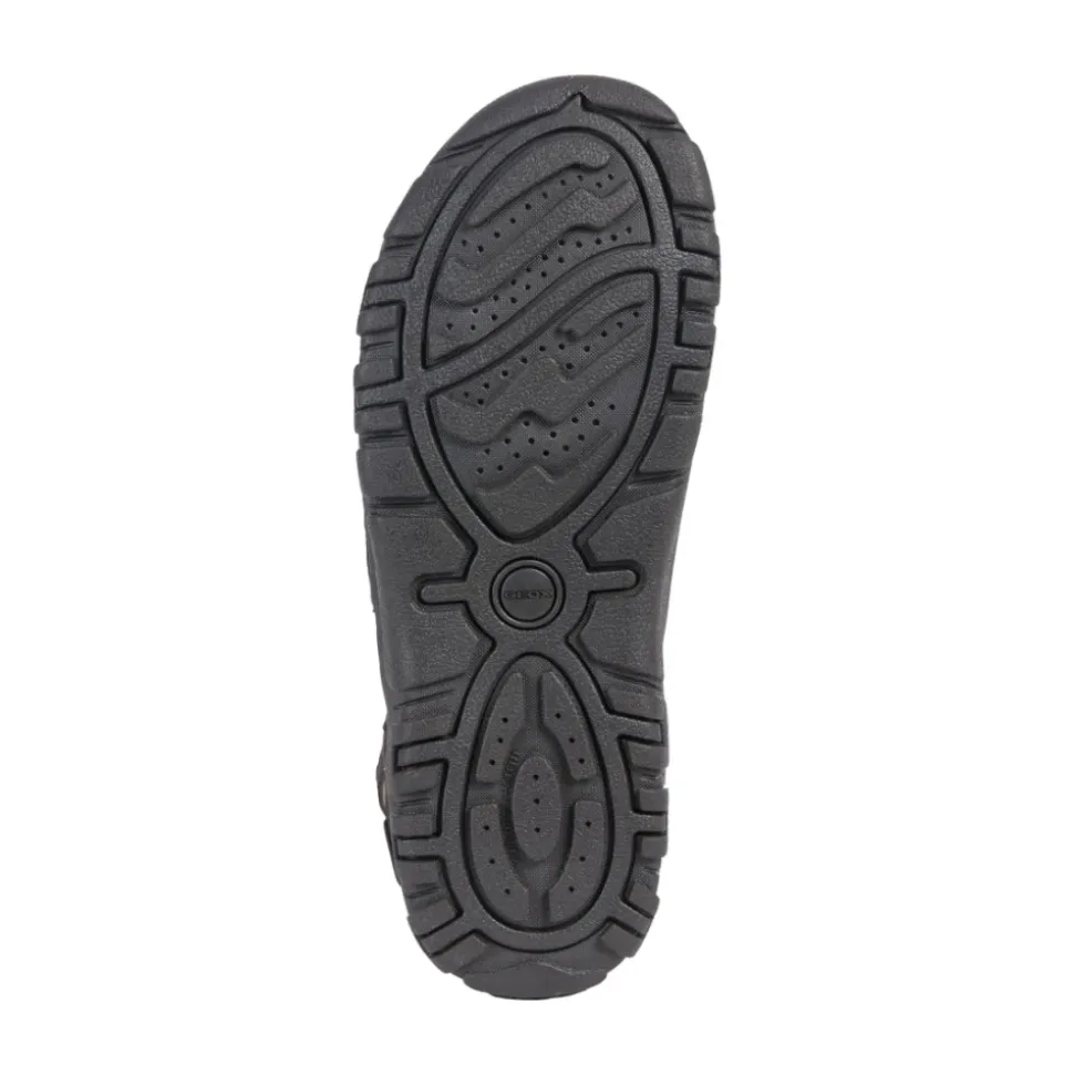 Black Flat Sandals for Men