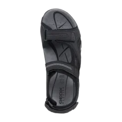 Black Flat Sandals for Men