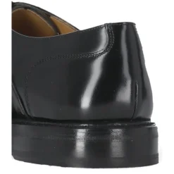 Black Flat Shoes with Raised Sole