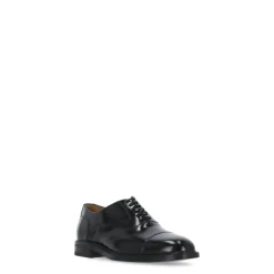 Black Flat Shoes with Raised Sole