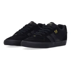 Black/Gold Skate Shoes Vulcanized Style