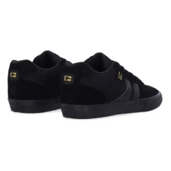 Black/Gold Skate Shoes Vulcanized Style