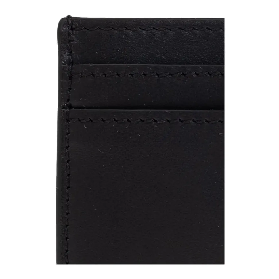 Black Gray Leather Clutch Stylish Design