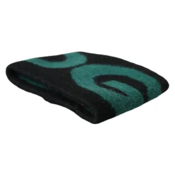 Black Green Wool Logo Bracelet