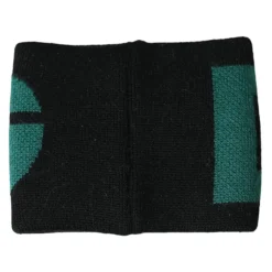 Black Green Wool Logo Bracelet