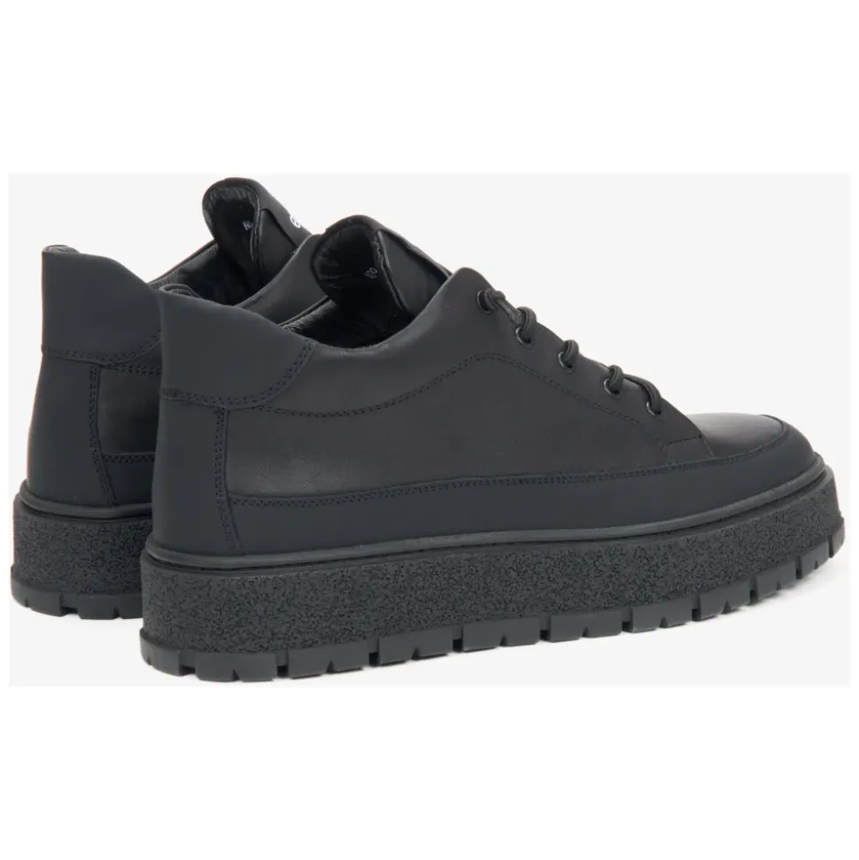 Black High-Top Sneakers