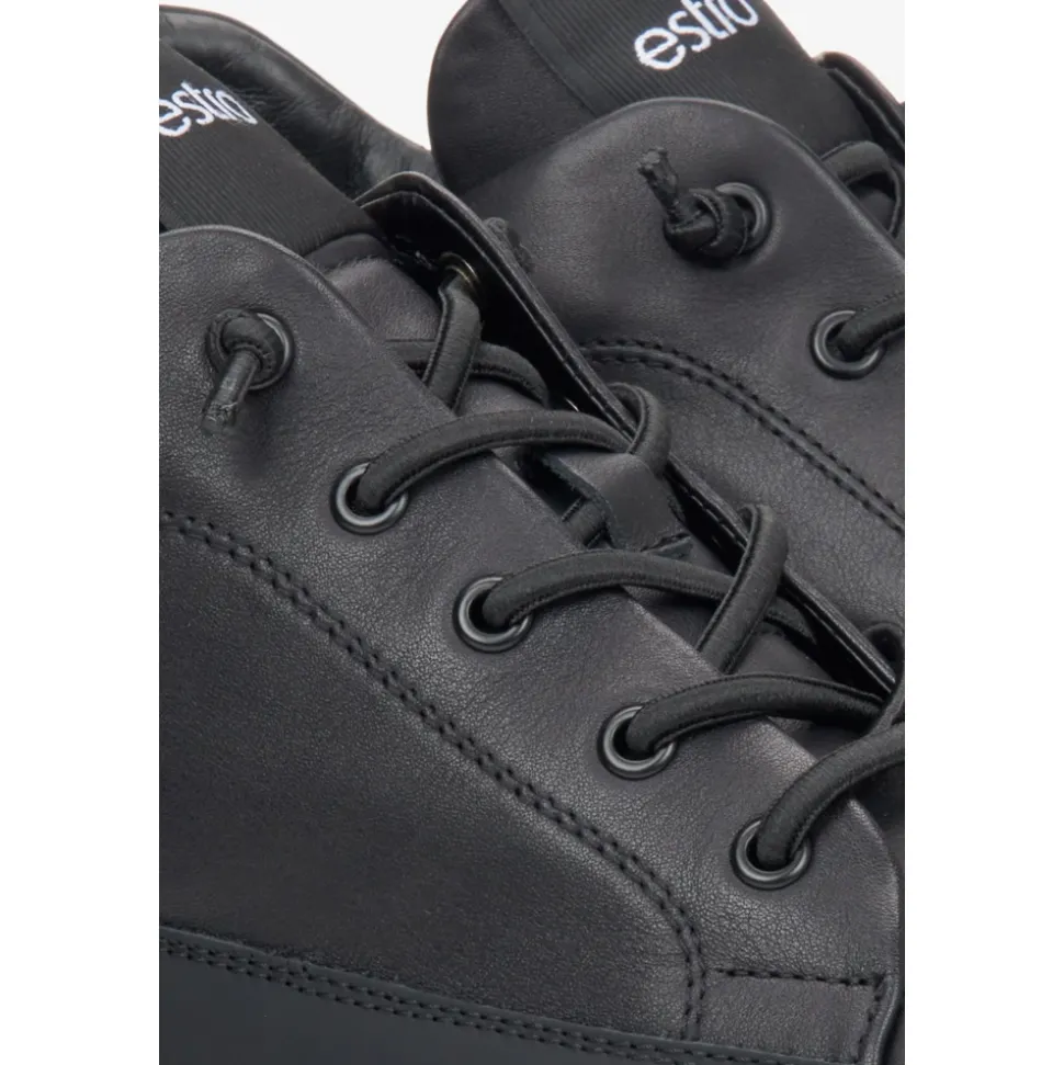 Black High-Top Sneakers