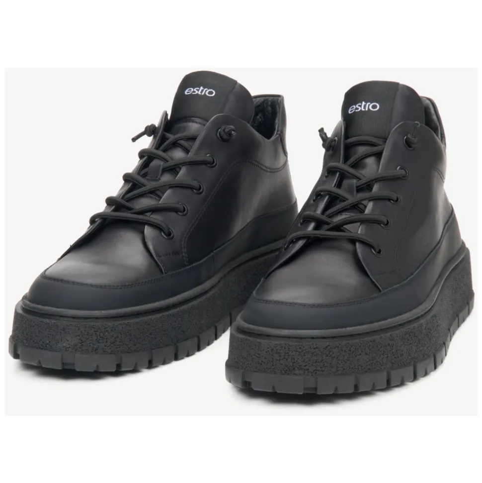 Black High-Top Sneakers