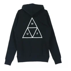Black Hoodie with Drawstring Hood