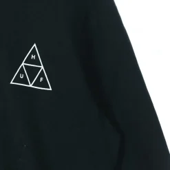Black Hoodie with Drawstring Hood