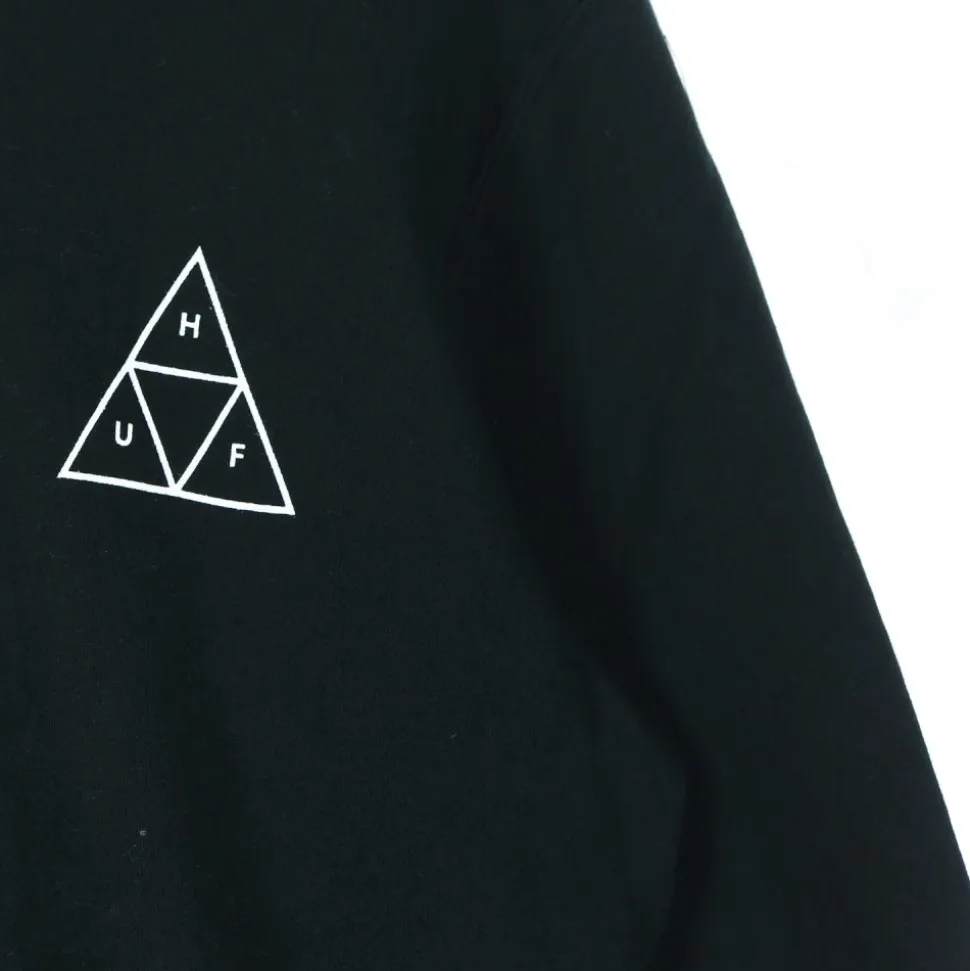 Black Hoodie with Drawstring Hood