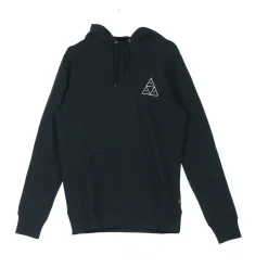 Black Hoodie with Drawstring Hood